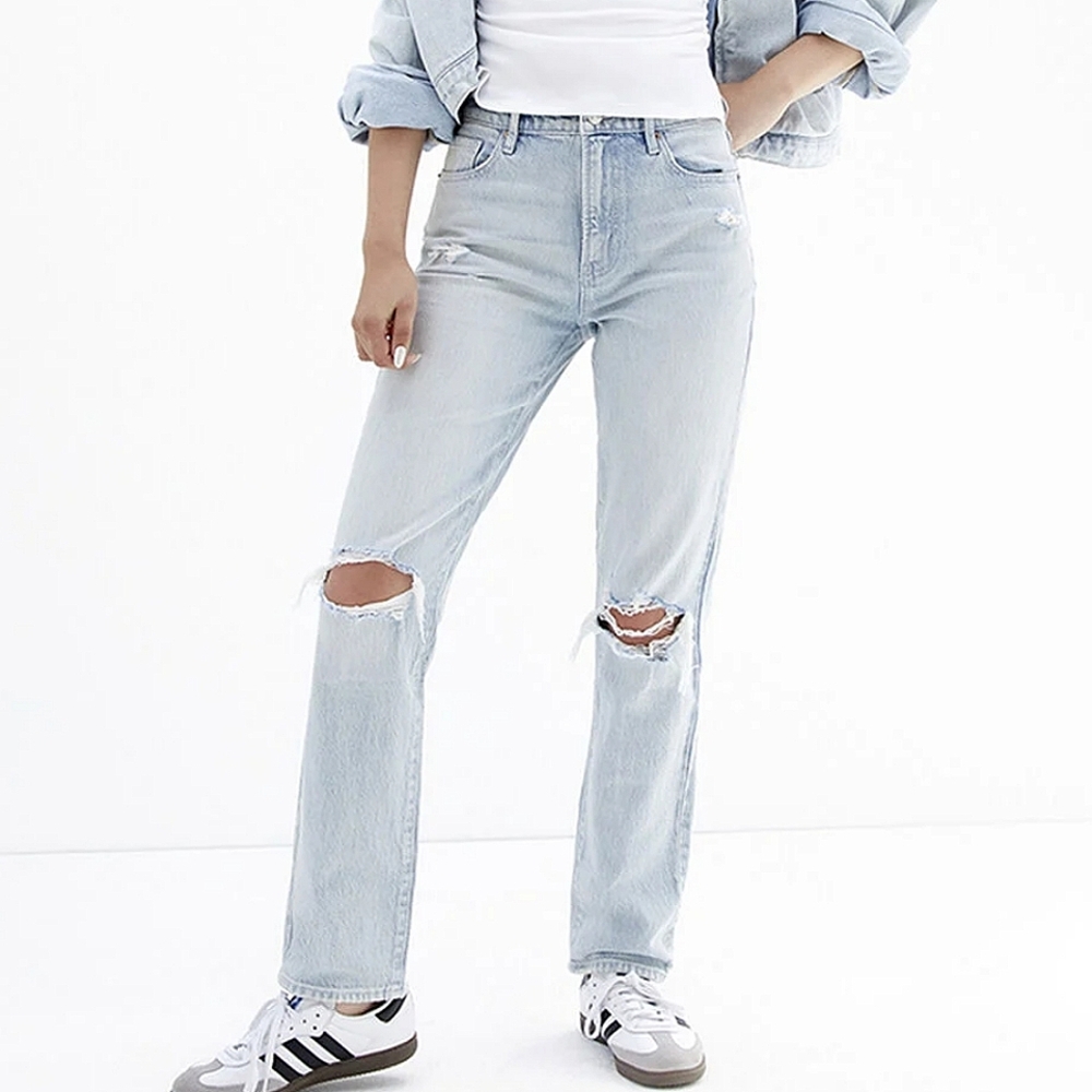 PacSun Distressed Dad Jeans